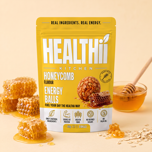 HONEYCOMB PROTEIN ENERGY BALLS